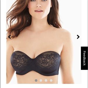 Like New- 40C / also fits 38DD SOMA !TAN! STUNNING SUPPORT STRAPLESS BRA